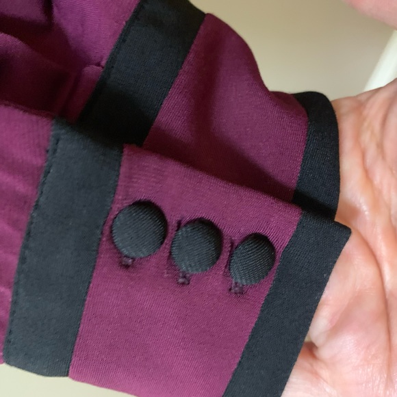 Carl Lagerfeld Aubergine and Black Tunic - Picture 3 of 8